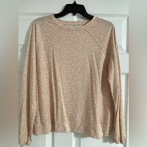 New Directions Pink Floral Long Sleeve